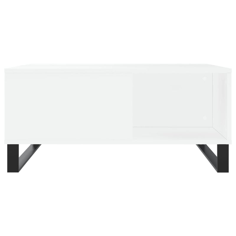 vidaXL fehér szerelt fa dohányzóasztal 80x80x36,5 cm