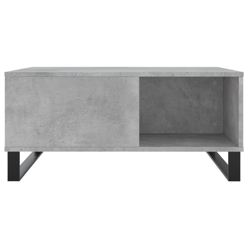 vidaXL betonszürke szerelt fa dohányzóasztal 80x80x36,5 cm