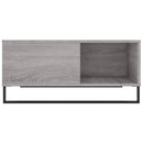 vidaXL szürke sonoma színű szerelt fa dohányzóasztal 80 x 80 x 36,5 cm