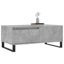 vidaXL betonszürke szerelt fa dohányzóasztal 90x50x36,5 cm
