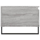 vidaXL szürke sonoma színű szerelt fa dohányzóasztal 90 x 50 x 36,5 cm