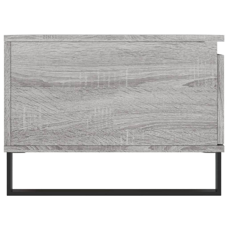 vidaXL szürke sonoma színű szerelt fa dohányzóasztal 90 x 50 x 36,5 cm