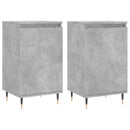 vidaXL 2 db betonszürke szerelt fa tálalószekrény 40 x 35 x 70 cm