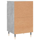 vidaXL 2 db betonszürke szerelt fa tálalószekrény 40 x 35 x 70 cm