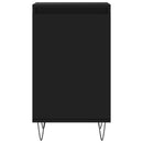 vidaXL 2 db fekete szerelt fa tálalószekrény 40 x 35 x 70 cm