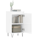 vidaXL 2 db magasfényű fehér szerelt fa tálalószekrény 40 x 35 x 70 cm
