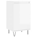 vidaXL 2 db magasfényű fehér szerelt fa tálalószekrény 40 x 35 x 70 cm