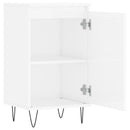 vidaXL 2 db magasfényű fehér szerelt fa tálalószekrény 40 x 35 x 70 cm