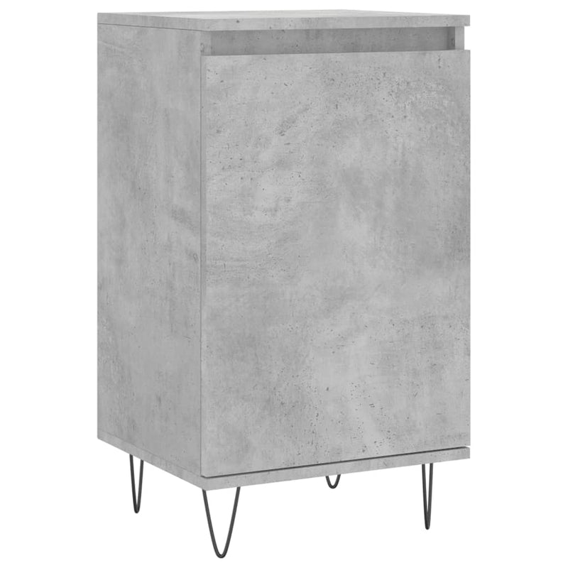 vidaXL betonszürke szerelt fa tálalószekrény 40 x 35 x 70 cm