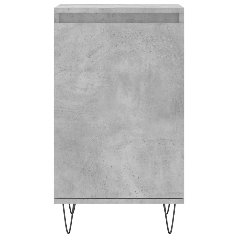 vidaXL betonszürke szerelt fa tálalószekrény 40 x 35 x 70 cm