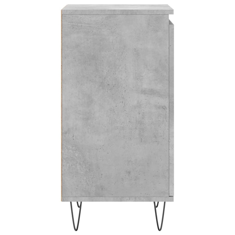 vidaXL betonszürke szerelt fa tálalószekrény 40 x 35 x 70 cm
