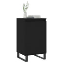 vidaXL 2 db fekete szerelt fa tálalószekrény 40 x 35 x 70 cm