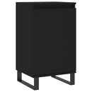 vidaXL 2 db fekete szerelt fa tálalószekrény 40 x 35 x 70 cm