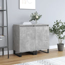 vidaXL 2 db betonszürke szerelt fa tálalószekrény 40 x 35 x 70 cm