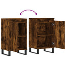 vidaXL 2 db sonoma tölgy színű szerelt fa tálalószekrény 40x35x70 cm