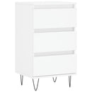 vidaXL fehér szerelt fa tálalószekrény 40 x 35 x 70 cm