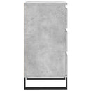 vidaXL betonszürke szerelt fa tálalószekrény 40 x 35 x 70 cm