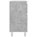 vidaXL betonszürke szerelt fa tálalószekrény 60 x 35 x 70 cm