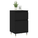 vidaXL 2 db fekete szerelt fa tálalószekrény 40 x 35 x 70 cm