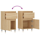 vidaXL sonoma tölgy színű szerelt fa tálalószekrény 40 x 35 x 70 cm