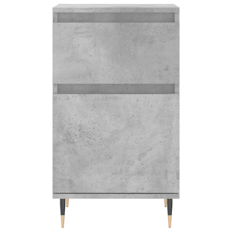 vidaXL betonszürke szerelt fa tálalószekrény 40 x 35 x 70 cm