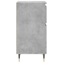 vidaXL betonszürke szerelt fa tálalószekrény 40 x 35 x 70 cm