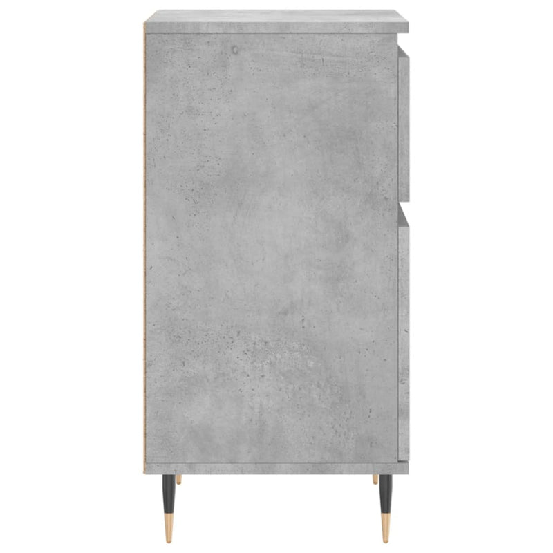 vidaXL betonszürke szerelt fa tálalószekrény 40 x 35 x 70 cm