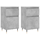 vidaXL 2 db betonszürke szerelt fa tálalószekrény 40 x 35 x 70 cm