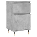 vidaXL 2 db betonszürke szerelt fa tálalószekrény 40 x 35 x 70 cm