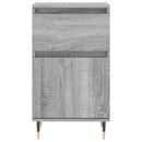 vidaXL 2 db szürke sonoma színű szerelt fa tálalószekrény 40x35x70 cm