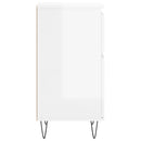 vidaXL 2 db magasfényű fehér szerelt fa tálalószekrény 40 x 35 x 70 cm