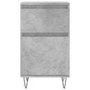 vidaXL 2 db betonszürke szerelt fa tálalószekrény 40 x 35 x 70 cm
