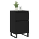 vidaXL 2 db fekete szerelt fa tálalószekrény 40 x 35 x 70 cm