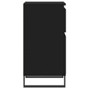 vidaXL 2 db fekete szerelt fa tálalószekrény 40 x 35 x 70 cm