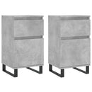 vidaXL 2 db betonszürke szerelt fa tálalószekrény 40 x 35 x 70 cm