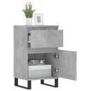 vidaXL 2 db betonszürke szerelt fa tálalószekrény 40 x 35 x 70 cm