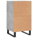 vidaXL 2 db betonszürke szerelt fa tálalószekrény 40 x 35 x 70 cm