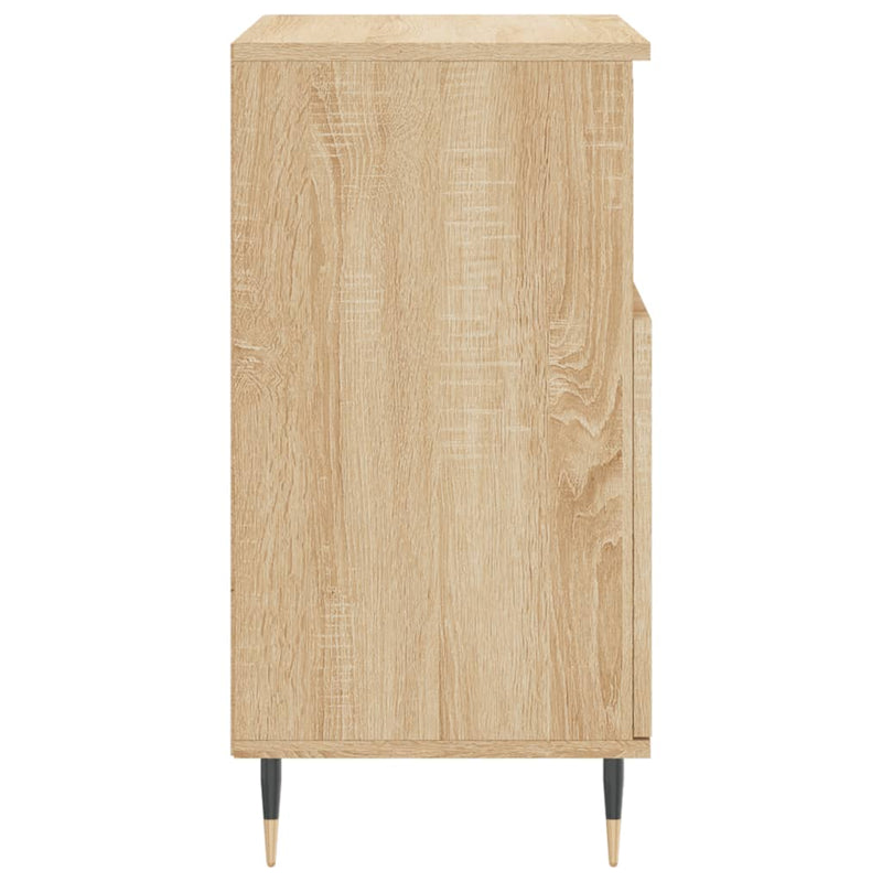 vidaXL sonoma tölgy színű szerelt fa tálalóasztal 60 x 35 x 70 cm