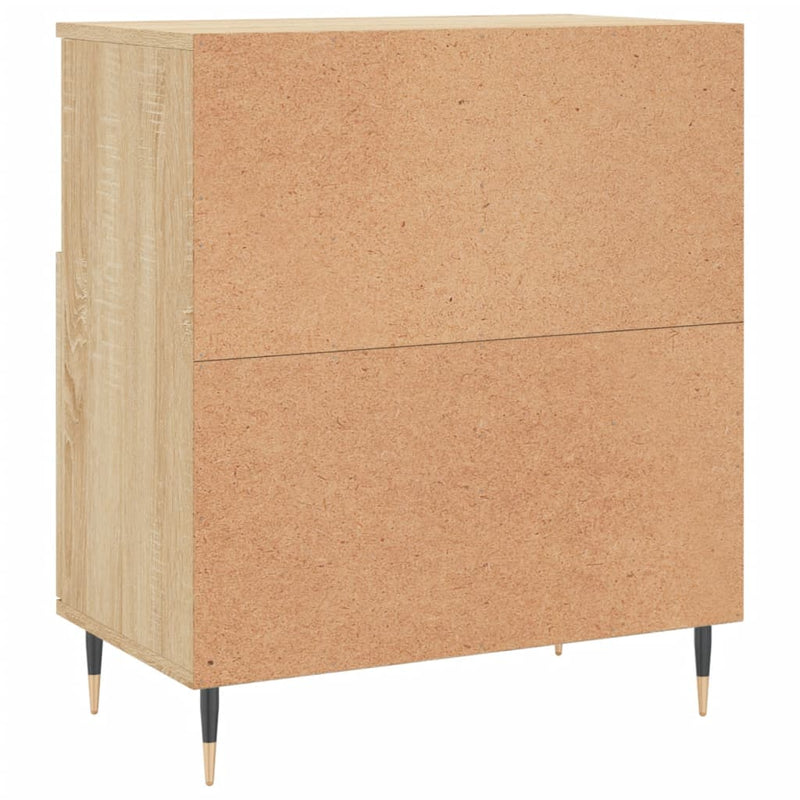 vidaXL sonoma tölgy színű szerelt fa tálalóasztal 60 x 35 x 70 cm
