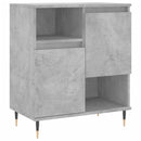 vidaXL betonszürke szerelt fa tálalószekrény 60 x 35 x 70 cm