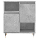 vidaXL betonszürke szerelt fa tálalószekrény 60 x 35 x 70 cm