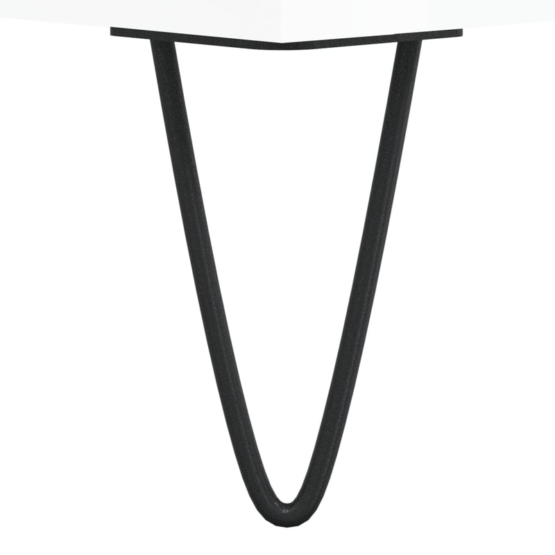 vidaXL magasfényű fehér szerelt fa tálalószekrény 60 x 35 x 70 cm