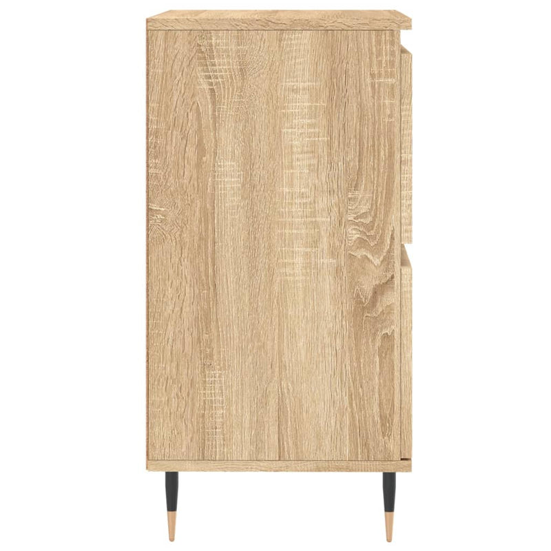 vidaXL sonoma tölgy színű szerelt fa tálalóasztal 60 x 35 x 70 cm