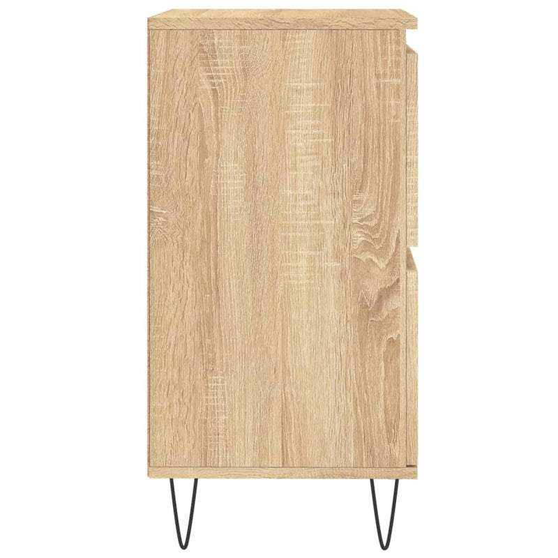 vidaXL sonoma tölgy színű szerelt fa tálalóasztal 60 x 35 x 70 cm
