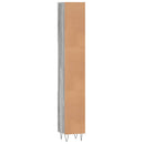 vidaXL szürke sonoma színű szerelt fa fürdőszobaszekrény 30x30x190 cm