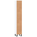 vidaXL fehér szerelt fa fürdőszobaszekrény 30 x 30 x 190 cm