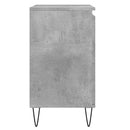 vidaXL betonszürke szerelt fa fürdőszobaszekrény 58x33x60 cm