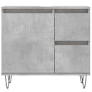vidaXL betonszürke szerelt fa fürdőszobaszekrény 65 x 33 x 60 cm