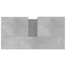 vidaXL betonszürke szerelt fa fürdőszobaszekrény 65 x 33 x 60 cm