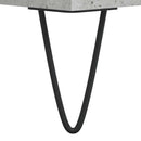 vidaXL betonszürke szerelt fa fürdőszobaszekrény 65 x 33 x 60 cm